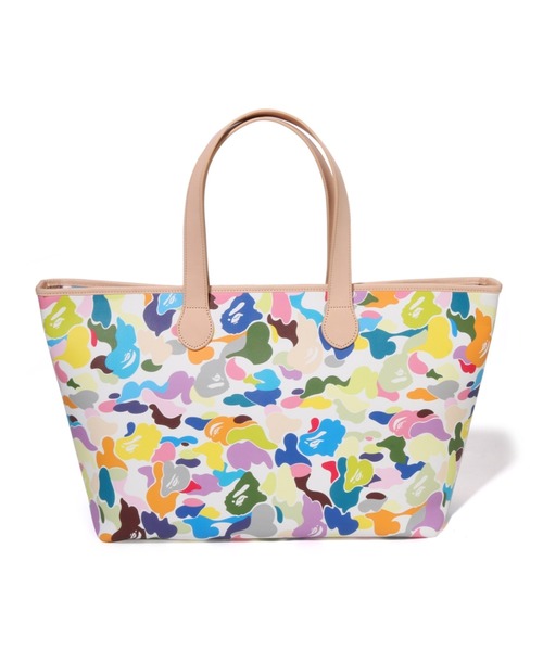 A BATHING APE(アベイシングエイプ)の「MULTI CAMO TOTE BAG(トートバッグ・メンズ・ブラック/ホワイト・FREE)」の2枚目の写真