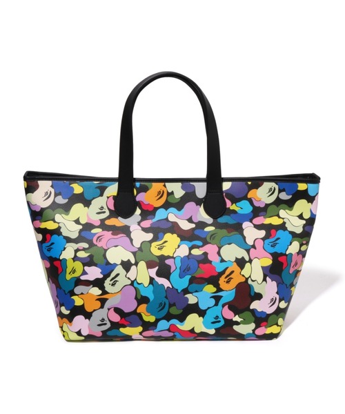 A BATHING APE(アベイシングエイプ)の「MULTI CAMO TOTE BAG(トートバッグ・メンズ・ブラック/ホワイト・FREE)」の1枚目の写真