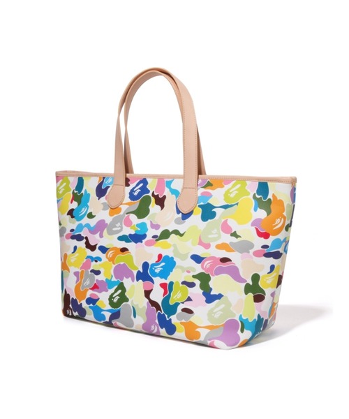 A BATHING APE(アベイシングエイプ)の「MULTI CAMO TOTE BAG(トートバッグ・メンズ・ブラック/ホワイト・FREE)」の3枚目の写真