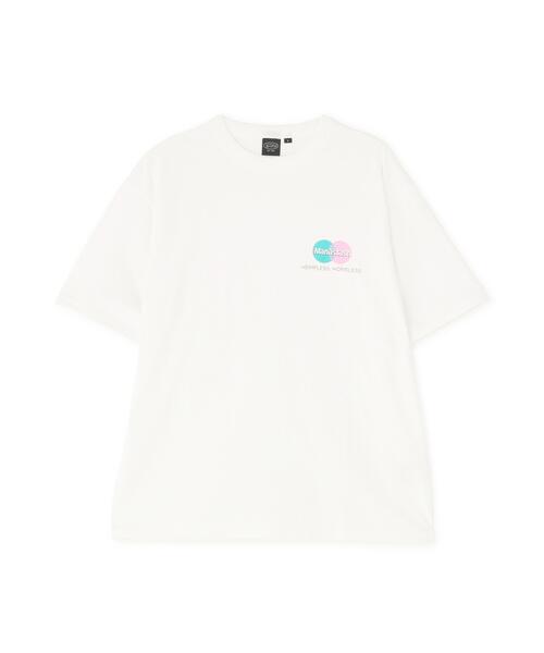MANASTASH（マナスタッシュ）の「MANASTASH/マナスタッシュ/TWO CIRCLE TEE（Tシャツ/カットソー・メンズ・ホワイト/ブラック・XX-LARGE/X-LARGE/LARGE/MEDIUM）」の2枚目の写真