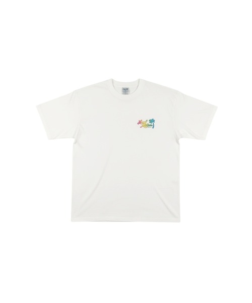 LOCALMOTION HAWAII(ローカルモーション ハワイ)の「【ZOZO限定カラー】サーフオリジナルロゴレインボープリントTシャツ(Tシャツ/カットソー・メンズ・ピンク/ミント/ホワイト・LARGE/X-LARGE/SMALL/MEDIUM)」の6枚目の写真