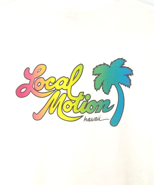 LOCALMOTION HAWAII(ローカルモーション ハワイ)の「【ZOZO限定カラー】サーフオリジナルロゴレインボープリントTシャツ(Tシャツ/カットソー・メンズ・ピンク/ミント/ホワイト・LARGE/X-LARGE/SMALL/MEDIUM)」の7枚目の写真
