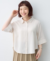 【anyfee×HINAコラボ】サマラク2wayスリーブワイドシャツ《大きいサイズ》(2026SS)