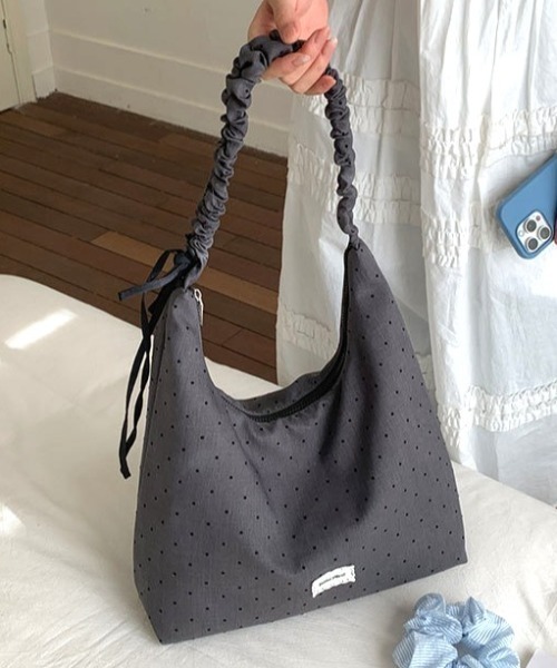 Vipoa(ヴィポア)の「String polka dot shoulder bag(ショルダーバッグ・レディース・グレー/イエロー/ライトピンク・FREE)」の20枚目の写真