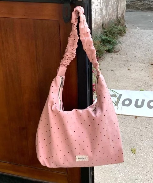 Vipoa(ヴィポア)の「String polka dot shoulder bag(ショルダーバッグ・レディース・グレー/イエロー/ライトピンク・FREE)」の17枚目の写真