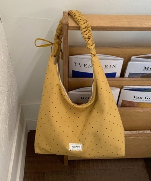 Vipoa(ヴィポア)の「String polka dot shoulder bag(ショルダーバッグ・レディース・グレー/イエロー/ライトピンク・FREE)」の15枚目の写真