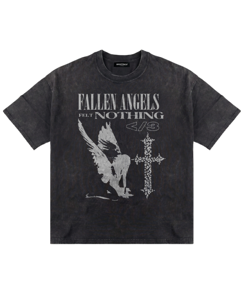 SAINTPAIN(セイントペイン)の「SPポルンエンジェルズピグメント半袖Tシャツブラック(Tシャツ/カットソー・レディース・その他・MEDIUM/LARGE)」の1枚目の写真