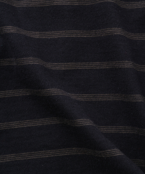 UNFOLLOW(アンフォロー)の「【FOLL / フォル】superfine cotton border longsleeve tee(Tシャツ/カットソー・メンズ・ネイビー/ブルー系その他・2/1/3)」の5枚目の写真