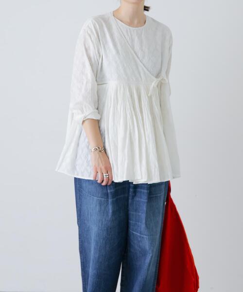かぐれ(カグレ)の「カットJQアンガルカシャツ(シャツ/ブラウス・レディース・オフホワイト/ベージュ系その他・FREE)」の4枚目の写真