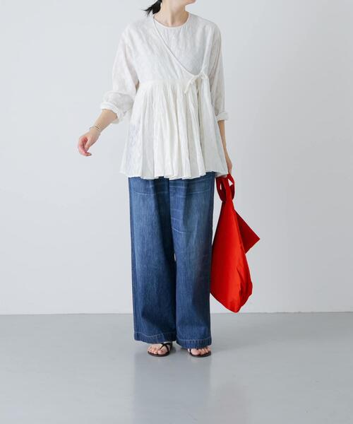 かぐれ(カグレ)の「カットJQアンガルカシャツ(シャツ/ブラウス・レディース・オフホワイト/ベージュ系その他・FREE)」の6枚目の写真
