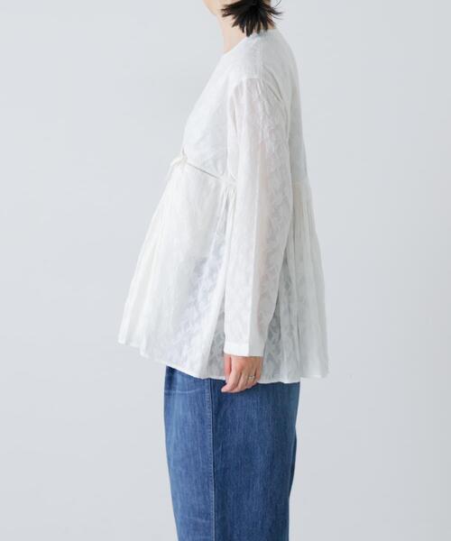 かぐれ(カグレ)の「カットJQアンガルカシャツ(シャツ/ブラウス・レディース・オフホワイト/ベージュ系その他・FREE)」の9枚目の写真