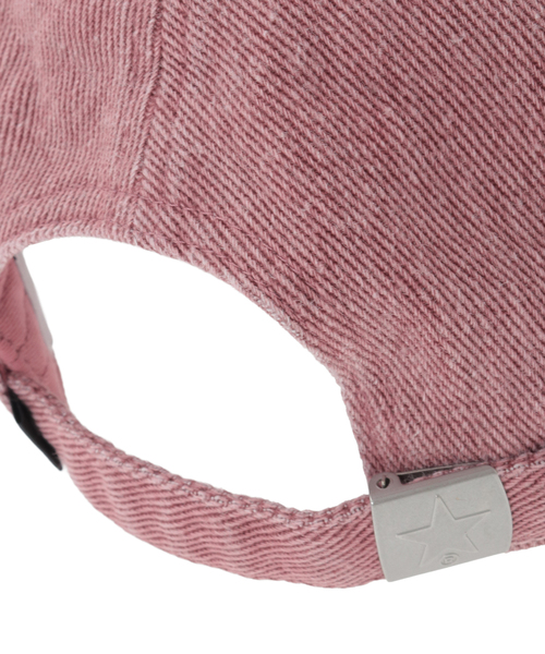 CONVERSE TOKYO(コンバーストウキョウ)の「PIGMENT DYE HEART LOGO CAP(キャップ・レディース・ブラック/ブルー/レッド/ピンク/グレー・FREE)」の7枚目の写真