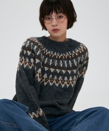 nordic over knit / ノルディックオーバーニット