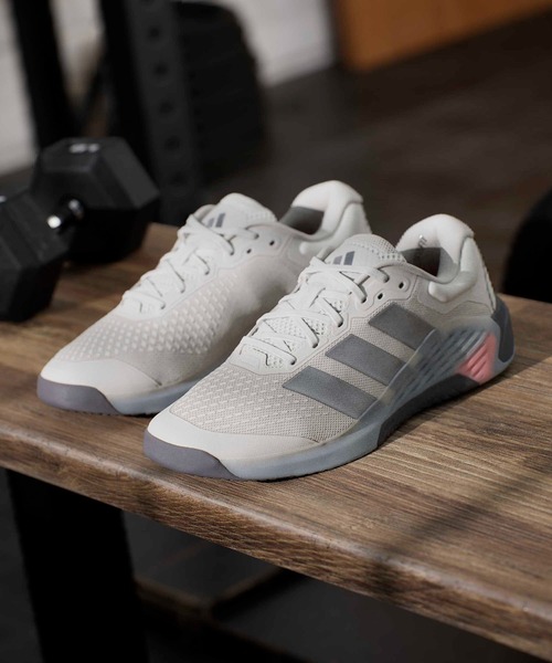 adidas（アディダス）の「ドロップセット 4 トレーニング / Dropset 4 Training / アディダス adidas（スニーカー・メンズ・グレー・26.0cm/25.5cm/29.0cm/24.5cm/25.0cm/26.5cm/27.5cm/27.0cm/28.0cm/28.5cm）」の3枚目の写真