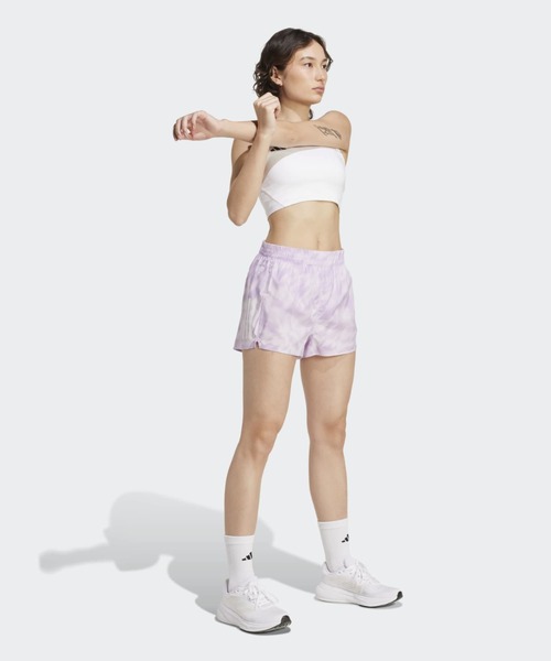 adidas(アディダス)の「オウン ザ ラン 総柄プリント ショーツ / ハーフパンツ / アディダス adidas(その他パンツ・レディース・パープル・LARGE/MEDIUM/SMALL/X-LARGE/X-SMALL)」の3枚目の写真