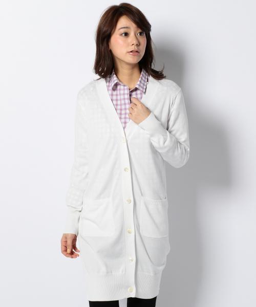 SHARE PARK(シェアパーク)の「コットンベーシック カーディガン(カーディガン/ボレロ・レディース・アイボリー系/イエロー系/ピンク系/ブルー系/ネイビー系・1)」の17枚目の写真