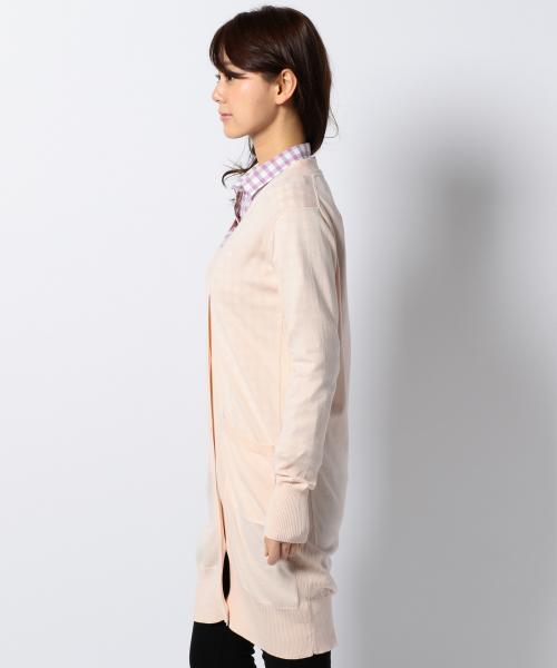 SHARE PARK(シェアパーク)の「コットンベーシック カーディガン(カーディガン/ボレロ・レディース・アイボリー系/イエロー系/ピンク系/ブルー系/ネイビー系・1)」の12枚目の写真