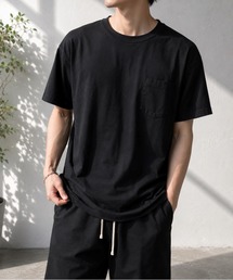 UP START | 【Bls】 【ZM】【Bling Leads】シンプルデザイン 無地クルーネックTEE(BL)(Tシャツ/カットソー)