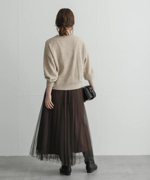URBAN RESEARCH Sonny Label(アーバンリサーチサニーレーベル)の「『WEB限定』チュールプリーツイージースカート(スカート・レディース・チャコールグレー/ネイビー/ブラウン・FREE)」の8枚目の写真
