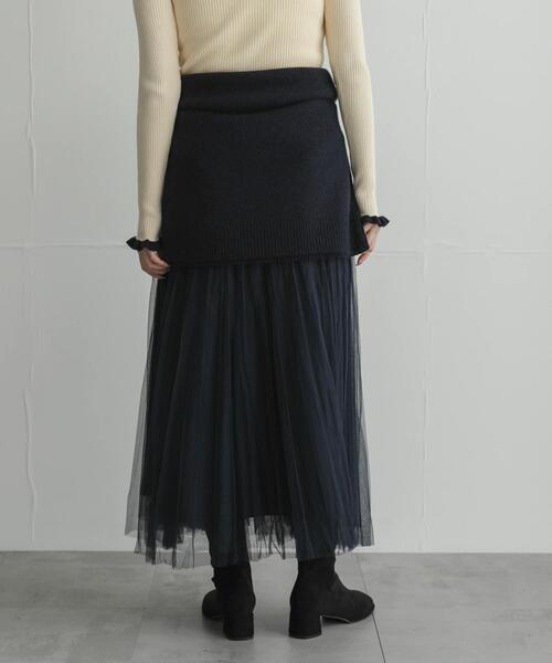 URBAN RESEARCH Sonny Label(アーバンリサーチサニーレーベル)の「『WEB限定』チュールプリーツイージースカート(スカート・レディース・チャコールグレー/ネイビー/ブラウン・FREE)」の13枚目の写真