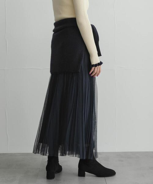 URBAN RESEARCH Sonny Label(アーバンリサーチサニーレーベル)の「『WEB限定』チュールプリーツイージースカート(スカート・レディース・チャコールグレー/ネイビー/ブラウン・FREE)」の14枚目の写真