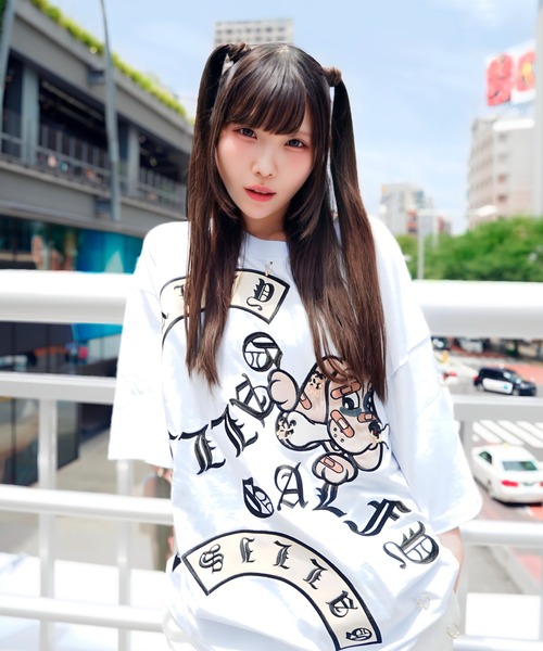 GALFY(ガルフィー)の「【別注】GA×GALFY-闇落ちピアスTee(Tシャツ/カットソー・メンズ・ホワイト/ブラック・XL/L)」の16枚目の写真