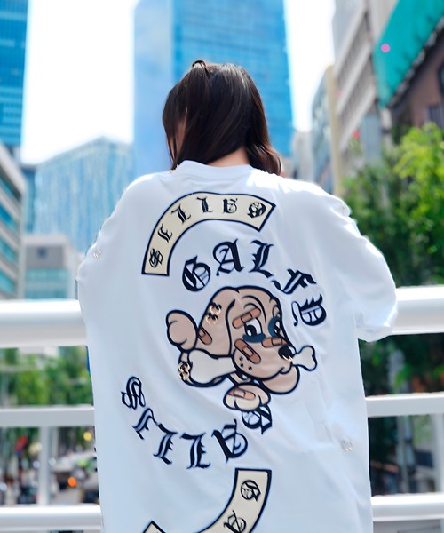 GALFY(ガルフィー)の「【別注】GA×GALFY-闇落ちピアスTee(Tシャツ/カットソー・メンズ・ホワイト/ブラック・XL/L)」の22枚目の写真