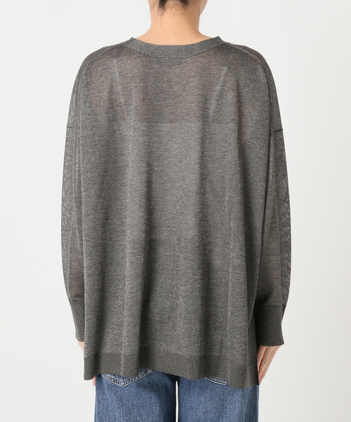 journal standard L'essage(ジャーナルスタンダードレサージュ)の「《手洗い可》ATACAMAシアーカーディガン(カーディガン/ボレロ・レディース・ライトグレー/ブラウン系その他/グリーン・FREE)」の11枚目の写真
