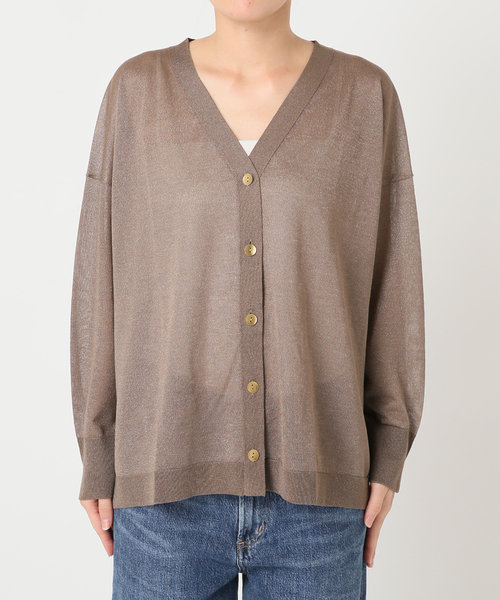 journal standard L'essage(ジャーナルスタンダードレサージュ)の「《手洗い可》ATACAMAシアーカーディガン(カーディガン/ボレロ・レディース・ライトグレー/ブラウン系その他/グリーン・FREE)」の17枚目の写真