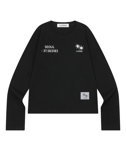 COIRIS（コイリス）の「ソウルシティアーカイブロングスリーブTシャツ（2カラー）（Tシャツ/カットソー・レディース・ブラック/ホワイト・FREE）」の10枚目の写真