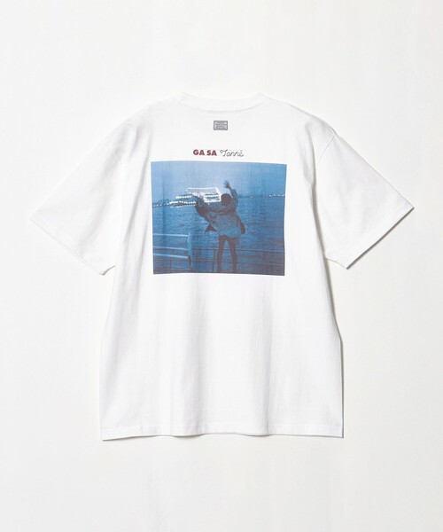 TANGTANG(タンタン)の「<TANGTANG>GASATANG ACARAXFAREWELLinblue Tシャツ(Tシャツ/カットソー・メンズ・ホワイト・M/XL/L/S)」の2枚目の写真