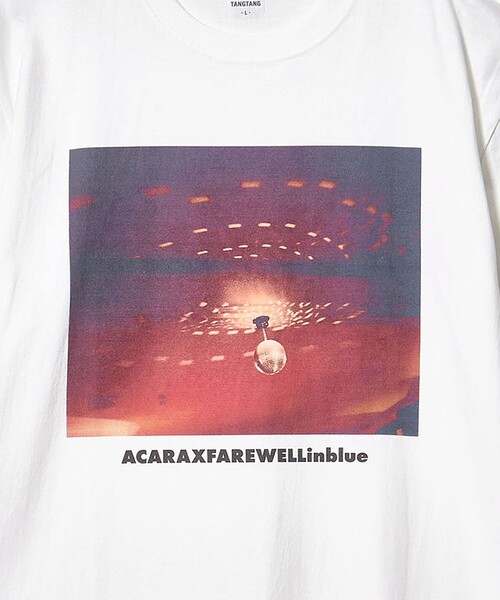 TANGTANG(タンタン)の「<TANGTANG>GASATANG ACARAXFAREWELLinblue Tシャツ(Tシャツ/カットソー・メンズ・ホワイト・M/XL/L/S)」の5枚目の写真