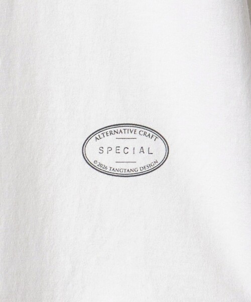 TANGTANG(タンタン)の「<TANGTANG>GASATANG ACARAXFAREWELLinblue Tシャツ(Tシャツ/カットソー・メンズ・ホワイト・M/XL/L/S)」の6枚目の写真