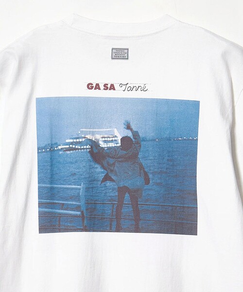 TANGTANG(タンタン)の「<TANGTANG>GASATANG ACARAXFAREWELLinblue Tシャツ(Tシャツ/カットソー・メンズ・ホワイト・M/XL/L/S)」の7枚目の写真