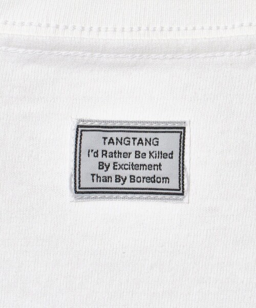 TANGTANG(タンタン)の「<TANGTANG>GASATANG ACARAXFAREWELLinblue Tシャツ(Tシャツ/カットソー・メンズ・ホワイト・M/XL/L/S)」の8枚目の写真
