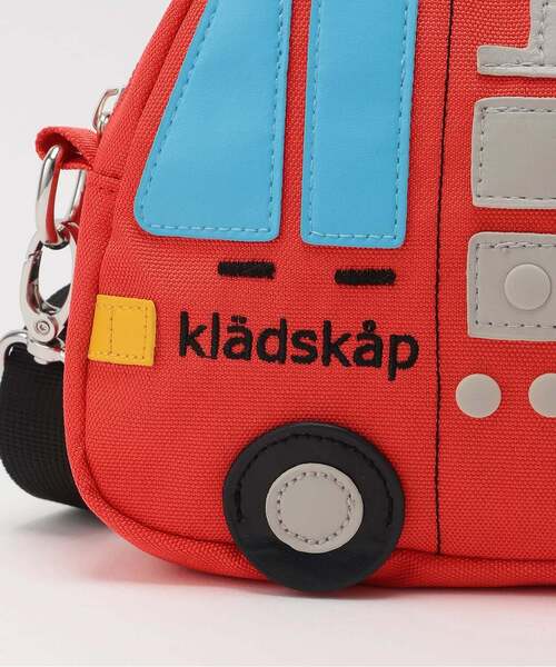 kladskap（クレードスコープ）の「働く車ポシェット（バックパック/リュック・キッズ・ネイビー/レッド・F）」の4枚目の写真