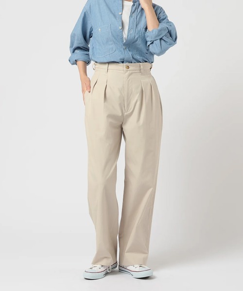 J.B. ATTIRE(ジェイビーアタイア)の「J.B. ATTIRE PARIS HIGH WAIST TROUSER(スラックス・レディース・Beige・2/1/0)」の1枚目の写真