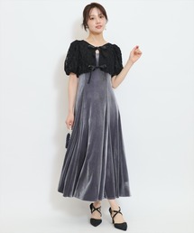 WILLSELECTION（ウィルセレクション）の「レースブラウス×ベロアドレス（ドレス）」