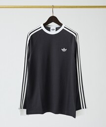 adidas（アディダス）の「【adidas originals/アディダスオリジナルス】THREE STRIPES 長袖Tシャツ / ユニセックス（Tシャツ/カットソー）」