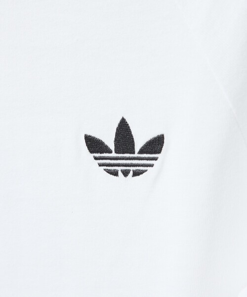 adidas(アディダス)の「【adidas originals/アディダスオリジナルス】THREE STRIPES 長袖Tシャツ / ユニセックス(Tシャツ/カットソー・メンズ・ホワイト/ダークネイビー/ブラック・M/XL/L)」の7枚目の写真