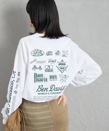 【WEB限定】[BEN DAVIS/ベンデイビス] バックプリント ロングスリーブTシャツ