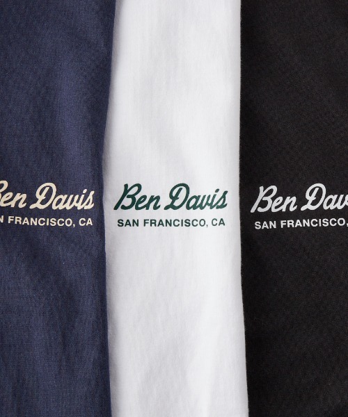 BEN DAVIS（ベンデイビス）の「【WEB限定】[BEN DAVIS/ベンデイビス] バックプリント ロングスリーブTシャツ（Tシャツ/カットソー・レディース・ブラック/ホワイト/ネイビー・M/L/XL）」の4枚目の写真