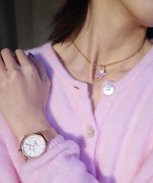 Daniel Wellington(ダニエルウェリントン)の「DW| Hello Kitty × Andre Petite Lune Combo(アナログ腕時計・レディース・ピンクゴールド・ONE SIZE)」の3枚目の写真