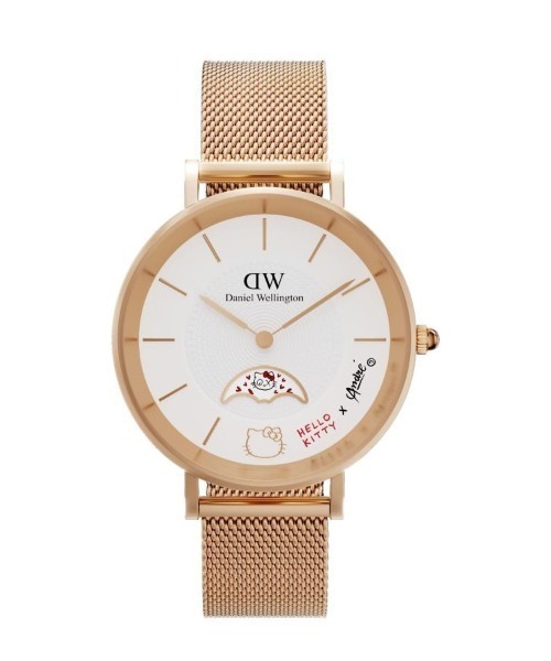 Daniel Wellington(ダニエルウェリントン)の「DW| Hello Kitty × Andre Petite Lune Combo(アナログ腕時計・レディース・ピンクゴールド・ONE SIZE)」の4枚目の写真