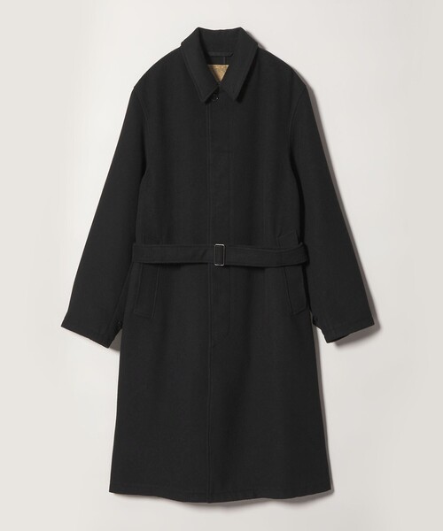 AVIREX(アヴィレックス)の「<AVIREX × Steven Alan> MELTON LONG COAT/アウター(ステンカラーコート・メンズ・ブラック・L/M/S)」の1枚目の写真