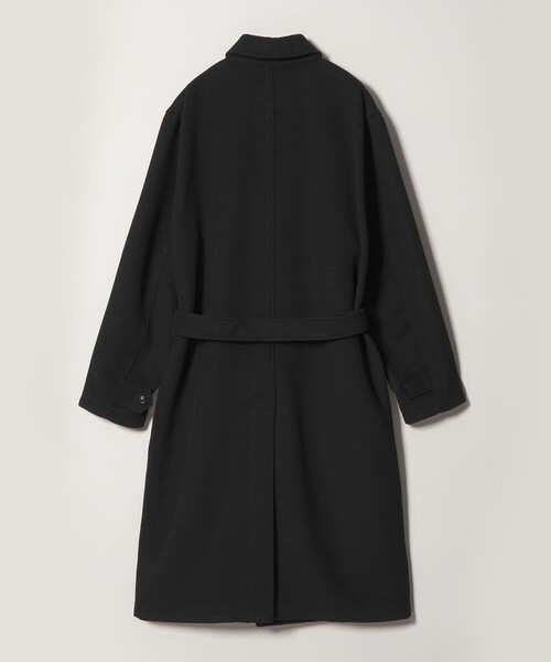 AVIREX(アヴィレックス)の「<AVIREX × Steven Alan> MELTON LONG COAT/アウター(ステンカラーコート・メンズ・ブラック・L/M/S)」の2枚目の写真