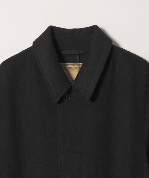 AVIREX(アヴィレックス)の「<AVIREX × Steven Alan> MELTON LONG COAT/アウター(ステンカラーコート・メンズ・ブラック・L/M/S)」の3枚目の写真