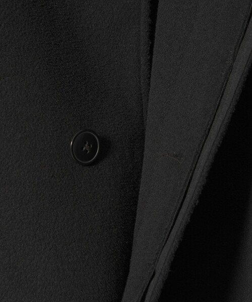 AVIREX(アヴィレックス)の「<AVIREX × Steven Alan> MELTON LONG COAT/アウター(ステンカラーコート・メンズ・ブラック・L/M/S)」の9枚目の写真