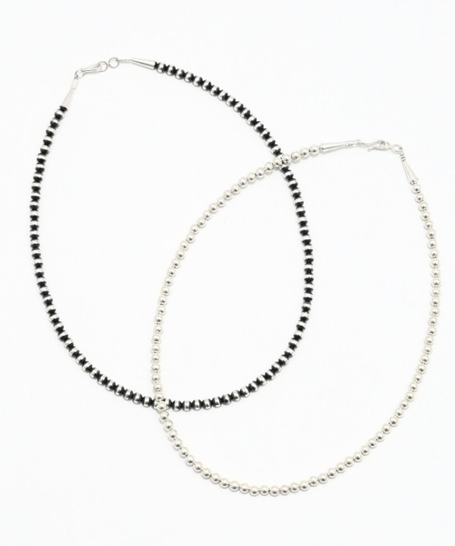 ERICKA NICOLAS BEGAY(エリッカ ニコラス ビゲイ)の「【ERICKA NICOLAS BEGAY】 NAVAJO PEARL NECKLACE / 5-50(ネックレス・メンズ・シルバー系1/シルバー系2・50㎝)」の4枚目の写真