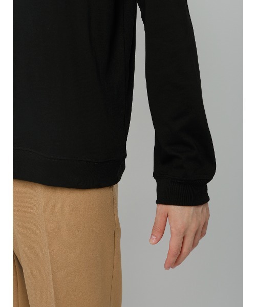 SUIT SQUARE(スーツスクエア)の「オフィT/モックネックTシャツ/長袖/ウォッシャブル/プレーティング天竺/無地(Tシャツ/カットソー・メンズ・ホワイト/グレー/ブラウン/ブラック・XX-LARGE/MEDIUM/SMALL/X-LARGE/LARGE)」の16枚目の写真